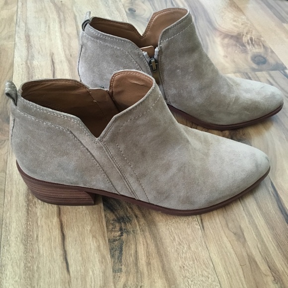 franco sarto suede booties